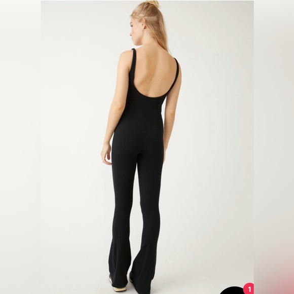 FP Movement Rich Soul Flared Onesie In Black - size XS/Small - Picture 10 of 11